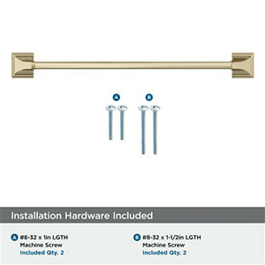 8-13/16" Exceed Cabinet Pull, Golden Champagne Alt 1 - Image