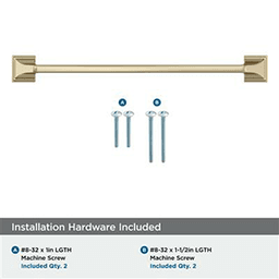 8-13/16" Exceed Cabinet Pull, Golden Champagne Alt 1 - Image