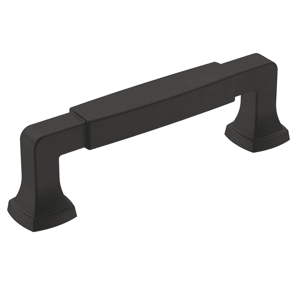 Amerock Stature collection 96mm Handle Pull in Matte Black