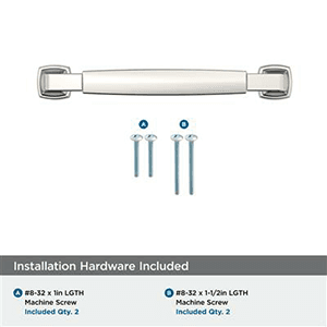 5-1/16" Stature Cabinet Pull, Polished Nickel Alt 2 - Image