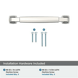 5-1/16" Stature Cabinet Pull, Polished Nickel Alt 2 - Image