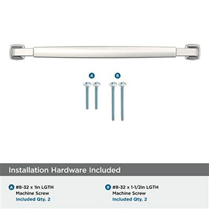 8-13/16" Stature Cabinet Pull, Polished Nickel Alt 2 - Image