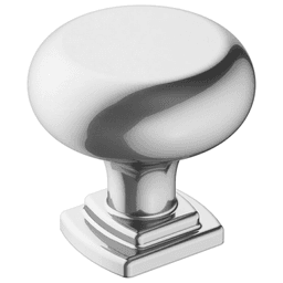 Amerock Surpass Collection 1-1/4" Mushroom Knob in Polished Chrome Finish