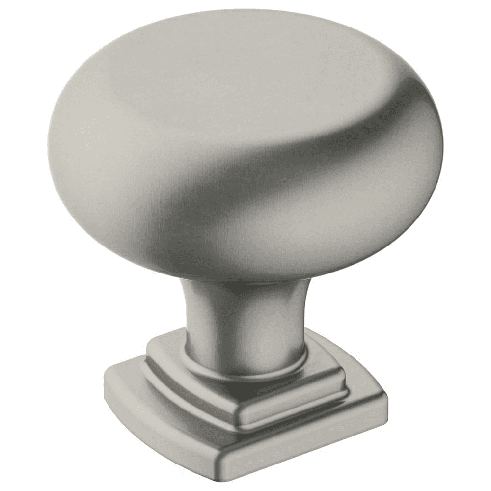 1-1/4" Surpass Mushroom Knob in Satin Nickel Finish from Amerock's Surpass Collection