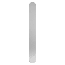 Contemporary Amerock Rift Handle Pull in Satin Nickel Finish
