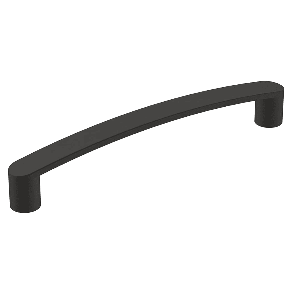 128mm Rift Handle Pull in Matte Black from Amerock collection