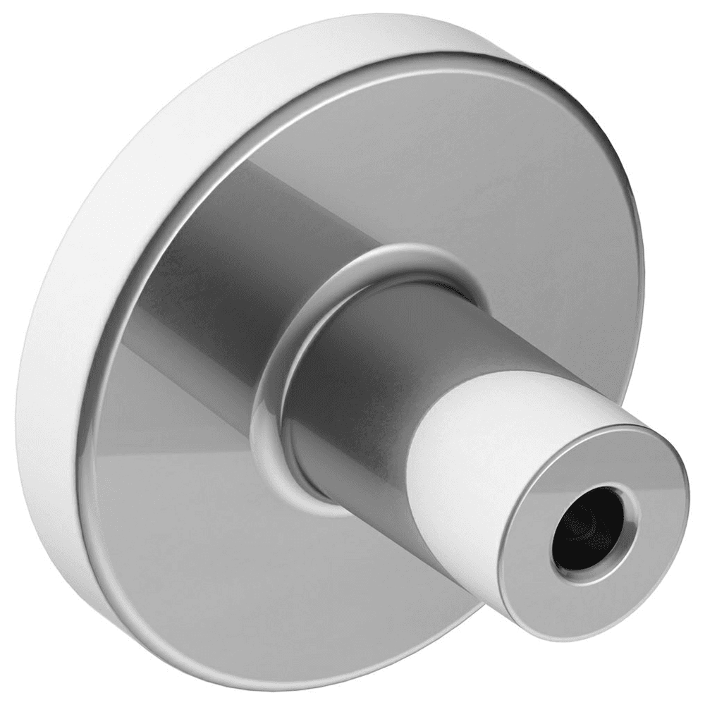 Amerock 1-3/8" Versa Mushroom Knob in Polished Chrome Finish on Grey Background