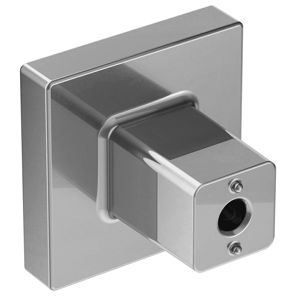 Amerock Monument Square Knob in Polished Chrome Finish - Bottom View