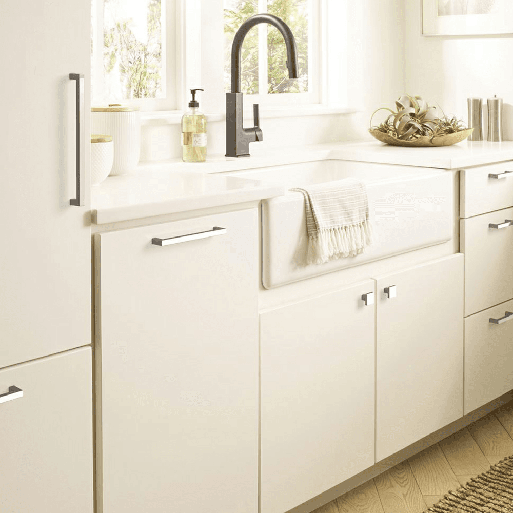 Monument collection coordinates with Amerock Monument Square Knob.