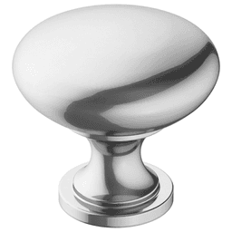 Amerock Era Collection Knob in Polished Chrome Finish for lasting durability