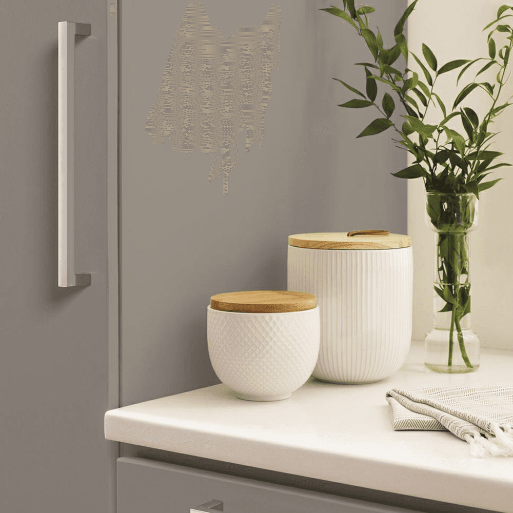 Amerock Monument Handle Pull, Matte Black - Installed View