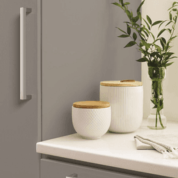 Amerock Monument Handle Pull, Matte Black - Installed View