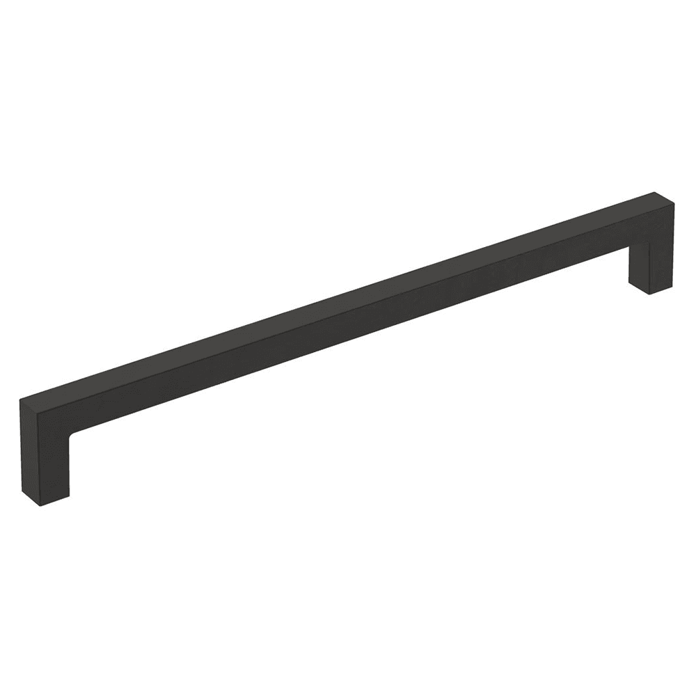 Amerock Monument Handle Pull, Matte Black - Back View