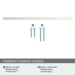 12-5/8" Monument Cabinet Pull, Polished Nickel Alt 2 - Image