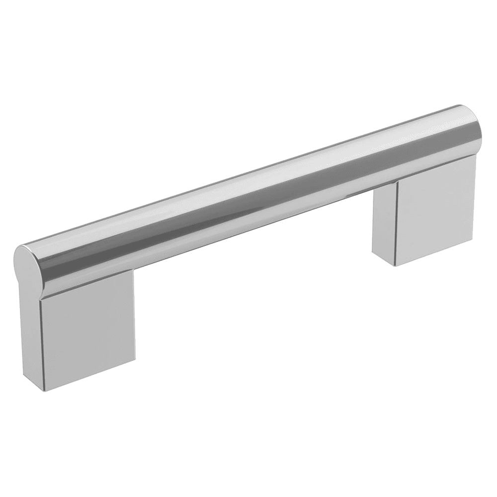 Amerock Versa Handle Pull in Polished Chrome on Dark Background