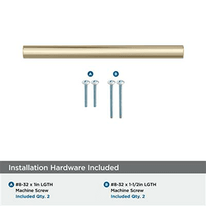 5-1/16" Versa Cabinet Pull, Golden Champagne, 5-15/16" Length Alt 2 - Image
