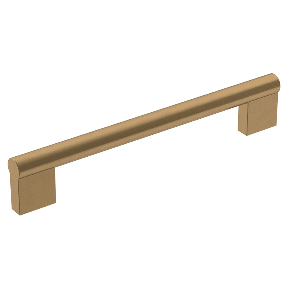 Amerock's Versa pull in Champagne Bronze finish coordinates with other items from the collection