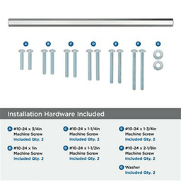 12" Caliber Appliance Pull, Satin Nickel Alt 1 - Image