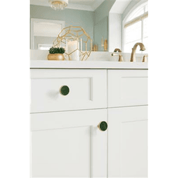 1-1/4" Accents Cabinet Knob, Gold/Pink Alt 4 - Image