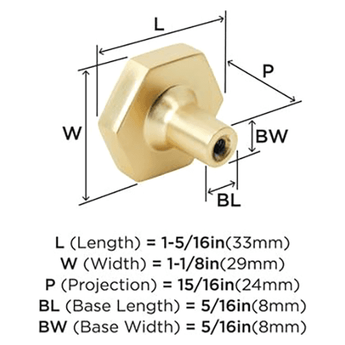 1-5/16" Accents Cabinet Knob, Gold/Emerald Green Alt 2 - Image