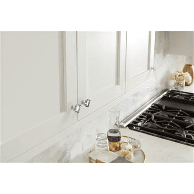 2-1/8" Glacio Premium Bar Cabinet Knob, Clear/Black Bronze Alt 3 - Image