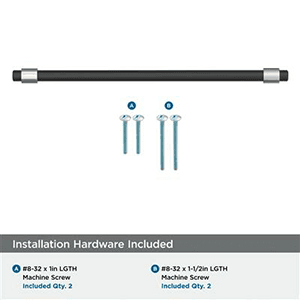 10-1/16" Mergence Cabinet Pull, Matte Black/Champagne Bronze Alt 2 - Image