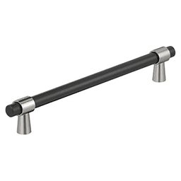 12" Mergence Appliance Pull, Matte Black/Polished Nickel Main - Image