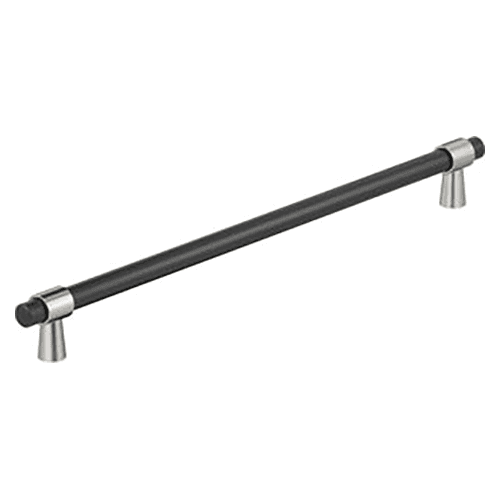 18" Mergence Appliance Pull, Matte Black/Polished Nickel Main - Image