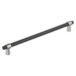 18" Mergence Appliance Pull, Matte Black/Polished Nickel Main - Image