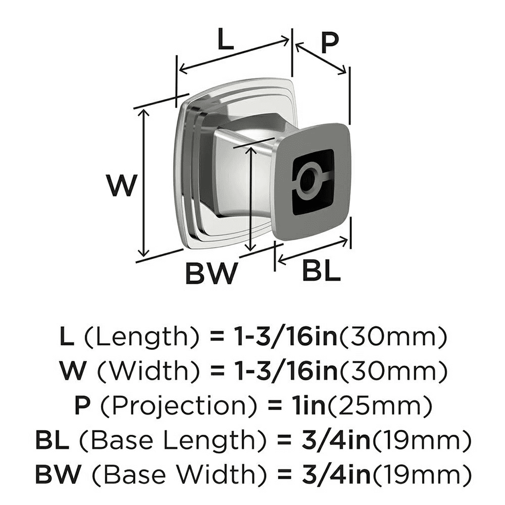 1-3/16" Garfield Cabinet Knob, Satin Nickel Alt 3 - Image