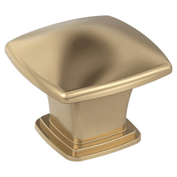 1-3/16" Garfield Cabinet Knob, Champagne Bronze Main - Image