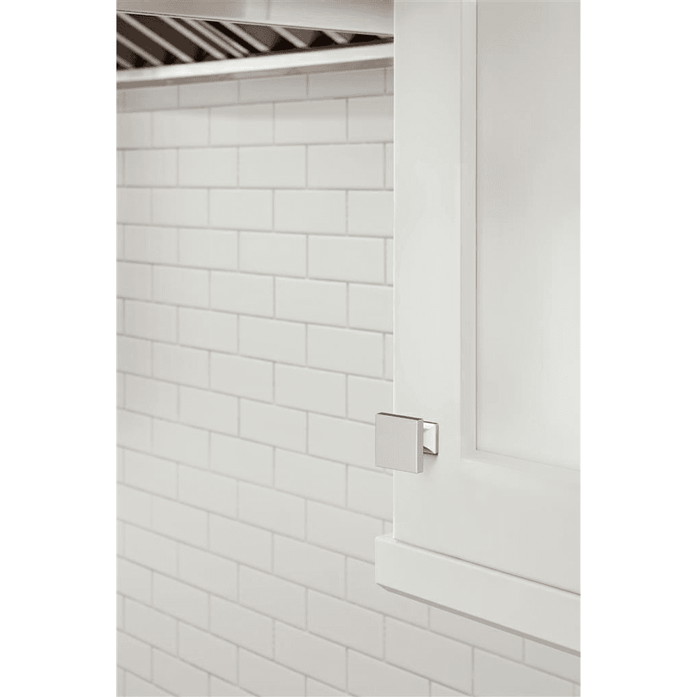 1-1/16" Pedestal Square Cabinet Knob, Satin Nickel Alt 2 - Image
