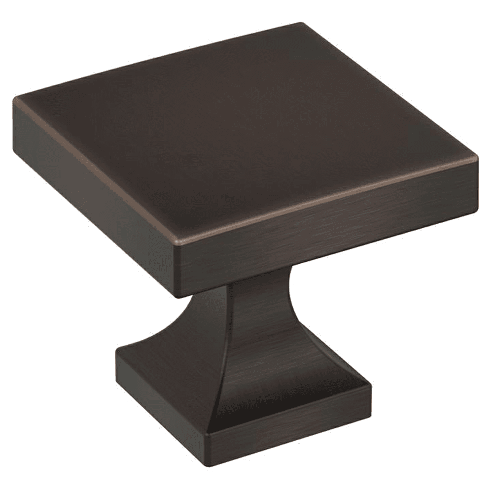 1-1/16" Pedestal Square Cabinet Knob, Oil-Rubbed Bronze Main - Image
