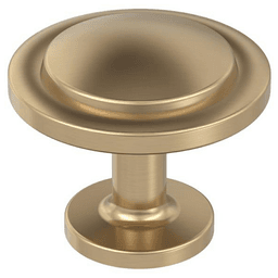 1-3/16" Loop Cabinet Knob, Champagne Bronze Main - Image