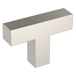 1-15/16" Intersect Cabinet T-Knob, Satin Nickel Main - Image