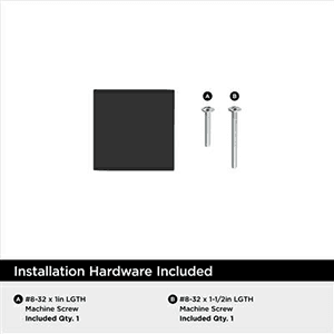1-1/16" Chamfered Edge Square Cabinet Knob, Satin Nickel Alt 3 - Image