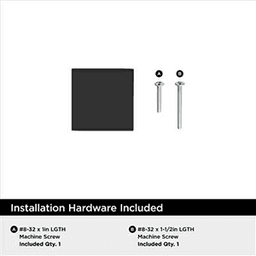 1-1/16" Chamfered Edge Square Cabinet Knob, Satin Nickel Alt 3 - Image