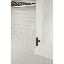 2" Bar Pulls Hollow Cabinet T-Knob, Matte Black Alt 1 - Image