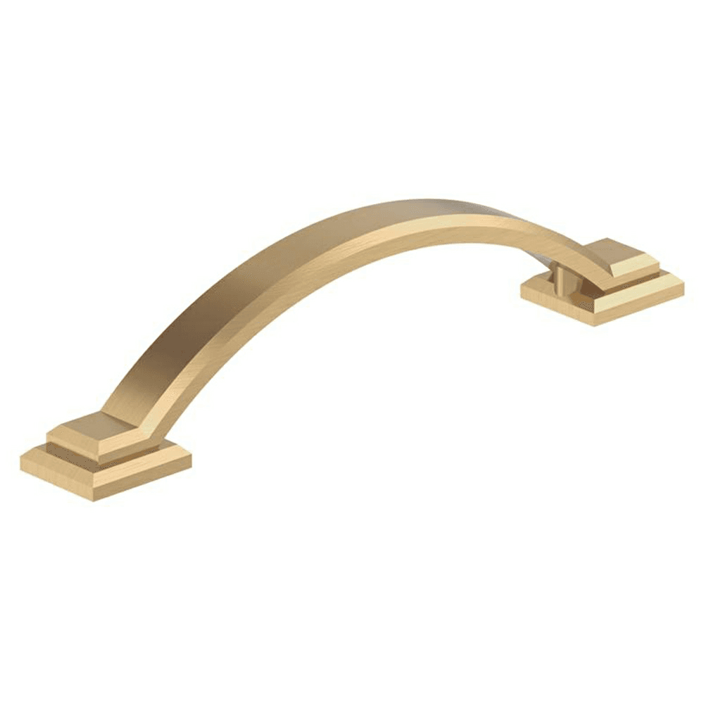 3-3/4" Sheffield Cabinet Pull, Champagne Bronze Main - Image