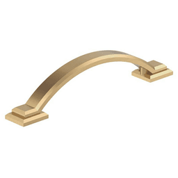 3-3/4" Sheffield Cabinet Pull, Champagne Bronze Main - Image