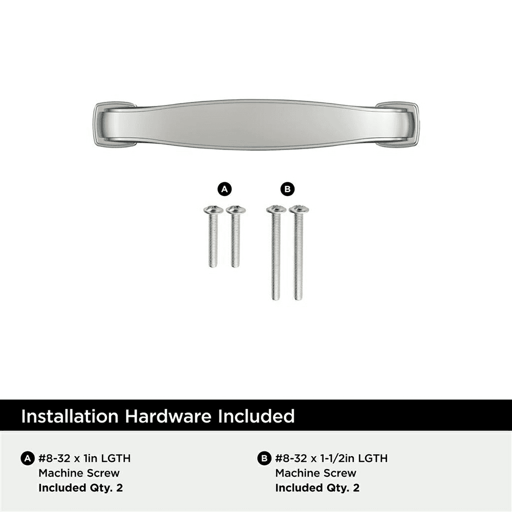 3" Franklin Cabinet Pull, Satin Nickel Alt 4 - Image