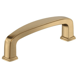 3" Franklin Cabinet Pull, Champagne Bronze Main - Image