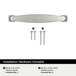 3-3/4" Franklin Cabinet Pull, Satin Nickel Alt 4 - Image