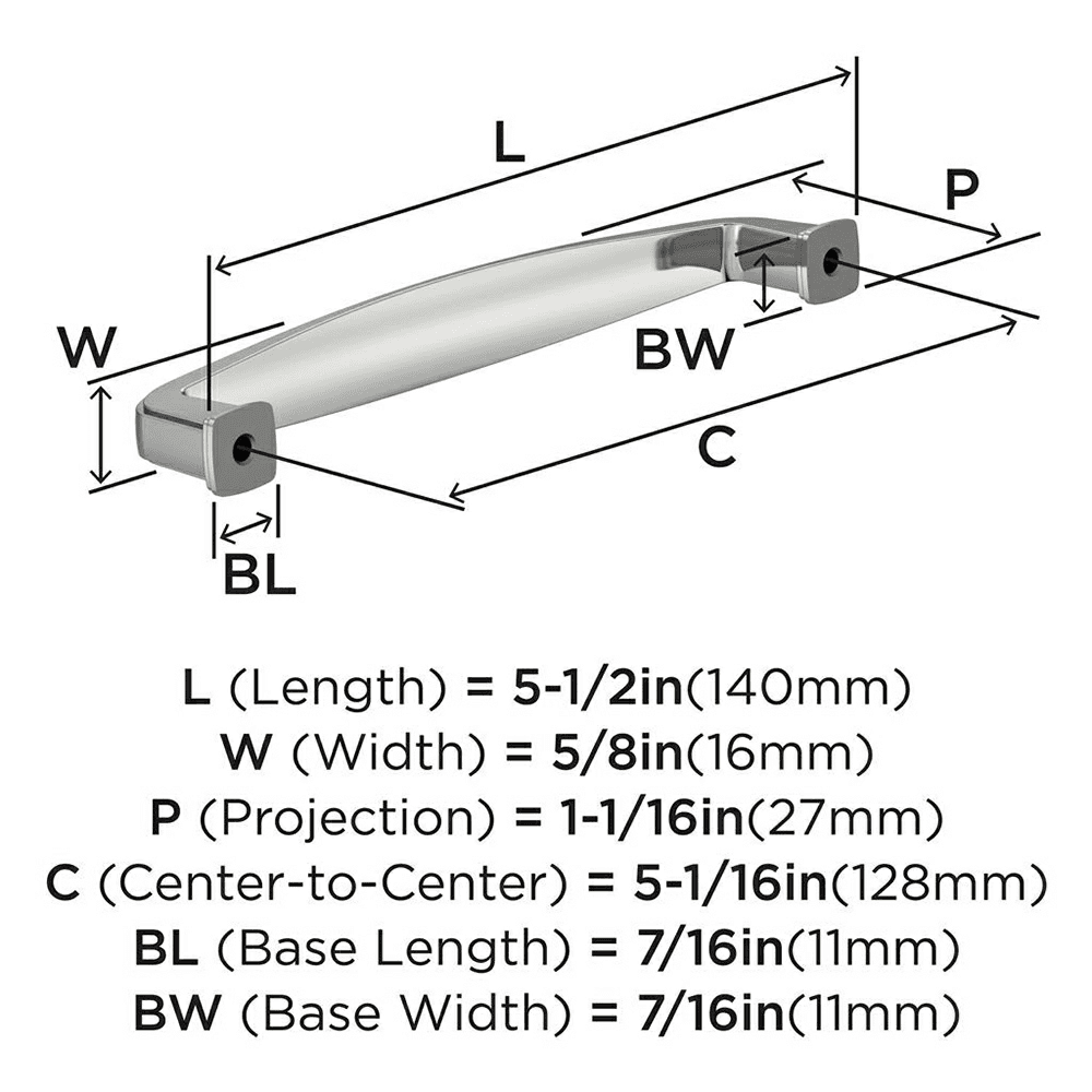 5-1/16" Franklin Cabinet Pull, Satin Nickel Alt 3 - Image