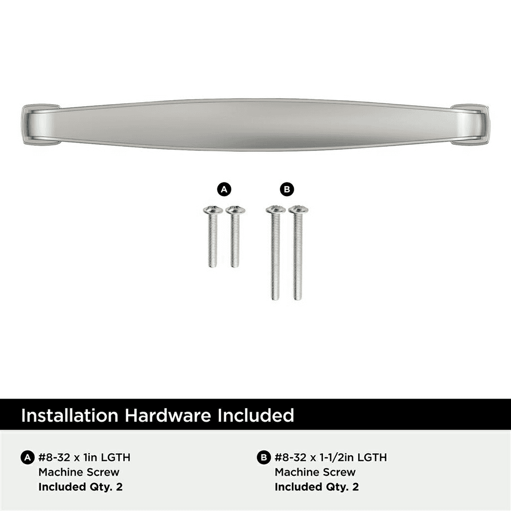 5-1/16" Franklin Cabinet Pull, Satin Nickel Alt 4 - Image