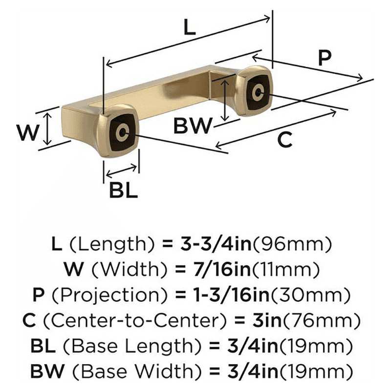 3" Hybridize Cabinet Pull, Satin Nickel Alt 2 - Image