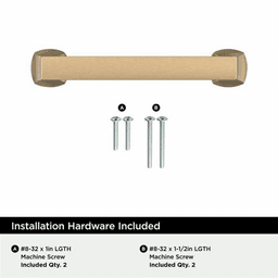 3-3/4" Hybridize Cabinet Pull, Champagne Bronze Alt 3 - Image