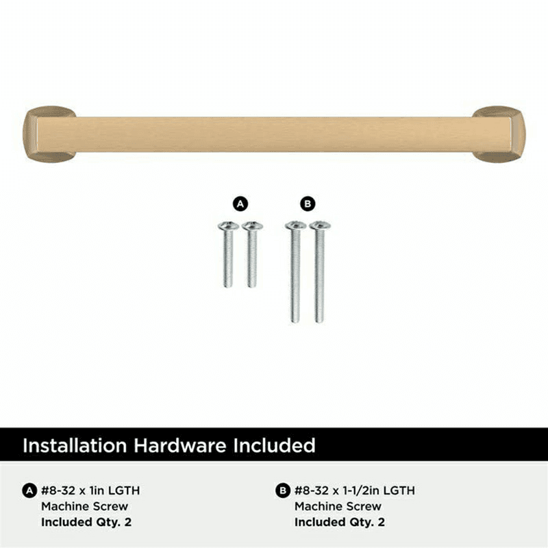 6-5/16" Hybridize Cabinet Pull, Champagne Bronze Alt 3 - Image