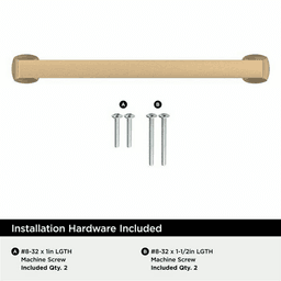 6-5/16" Hybridize Cabinet Pull, Champagne Bronze Alt 3 - Image
