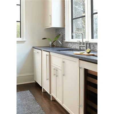 7-9/16" Overton Cabinet Pull, Brushed Matte Black/Satin Nickel Alt 3 - Image